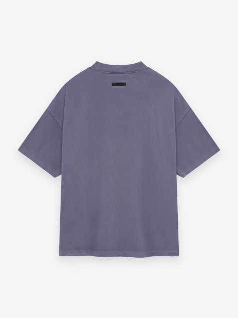 Essentials Heavy Crewneck Tee Violet   chez Graphiti Concept Store Dieppe